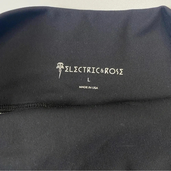 Electric & Rose Large Sunset High Rise Legging Black and White - Picture 7 of 7